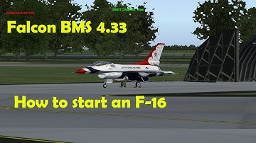 Falcon BMS 4.33 / How to start an F-16