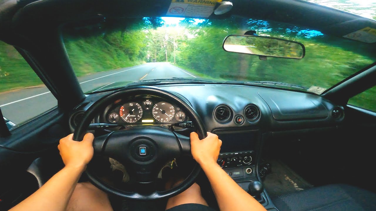 Backroads in my NB Mazda Miata & e36 BMW (POV)