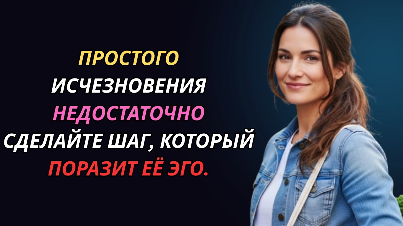 Недостаточно выйти на связь… Сделайте это, чтобы задеть её самолюбие | Психология отношений
