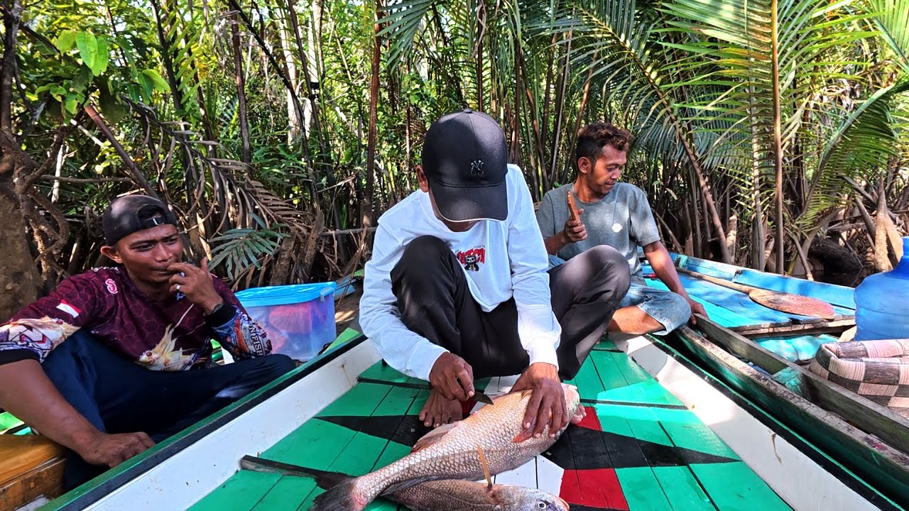 Kami dapat jackpot ikan mahal saat fishing camp 2 hari 1 malam langsung jual di TKP