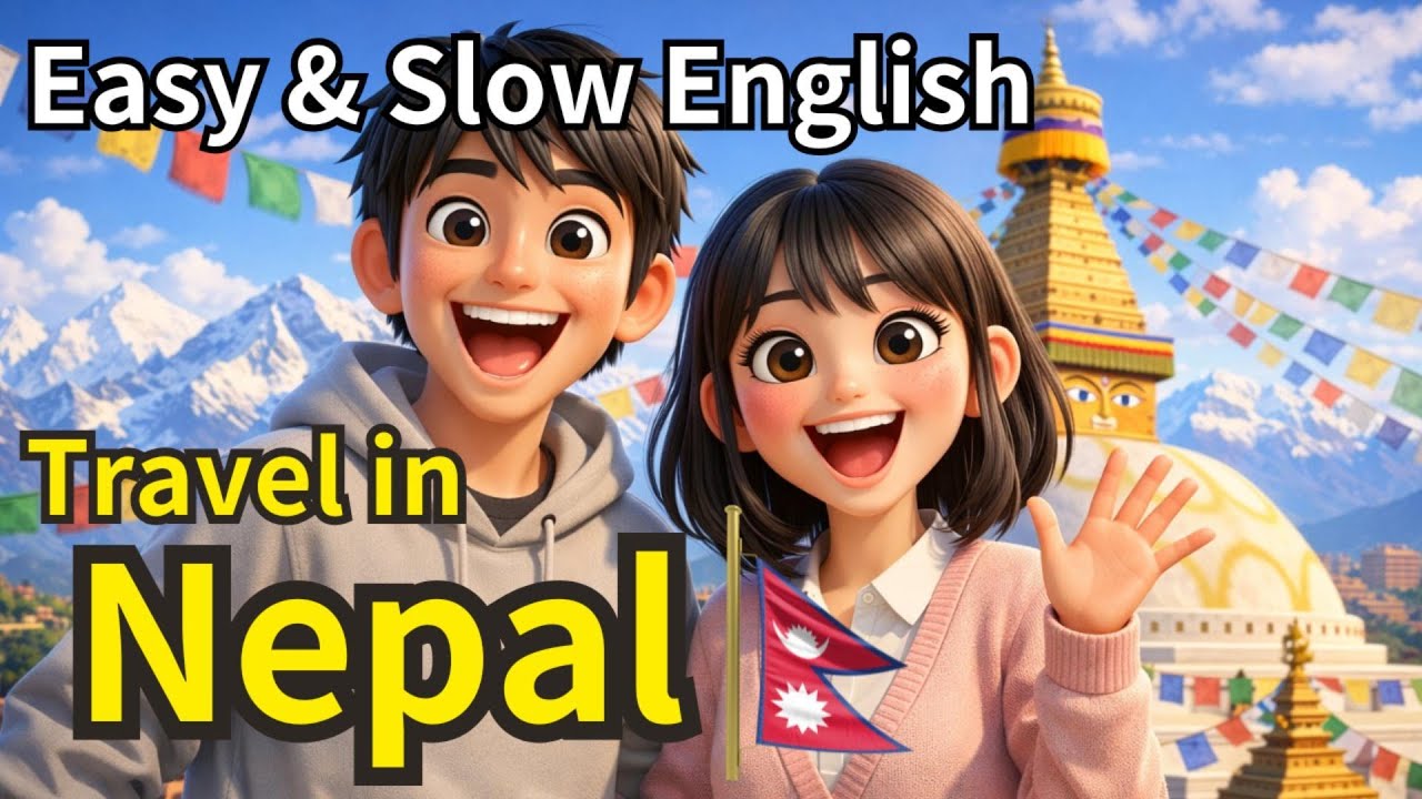 Slow & Easy English for Beginners | Traveling in Nepal 🇳🇵✨