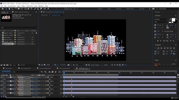 After effects cc The Complete Motion Graphics Design & VFX Lecture2 18   animating city vector 2