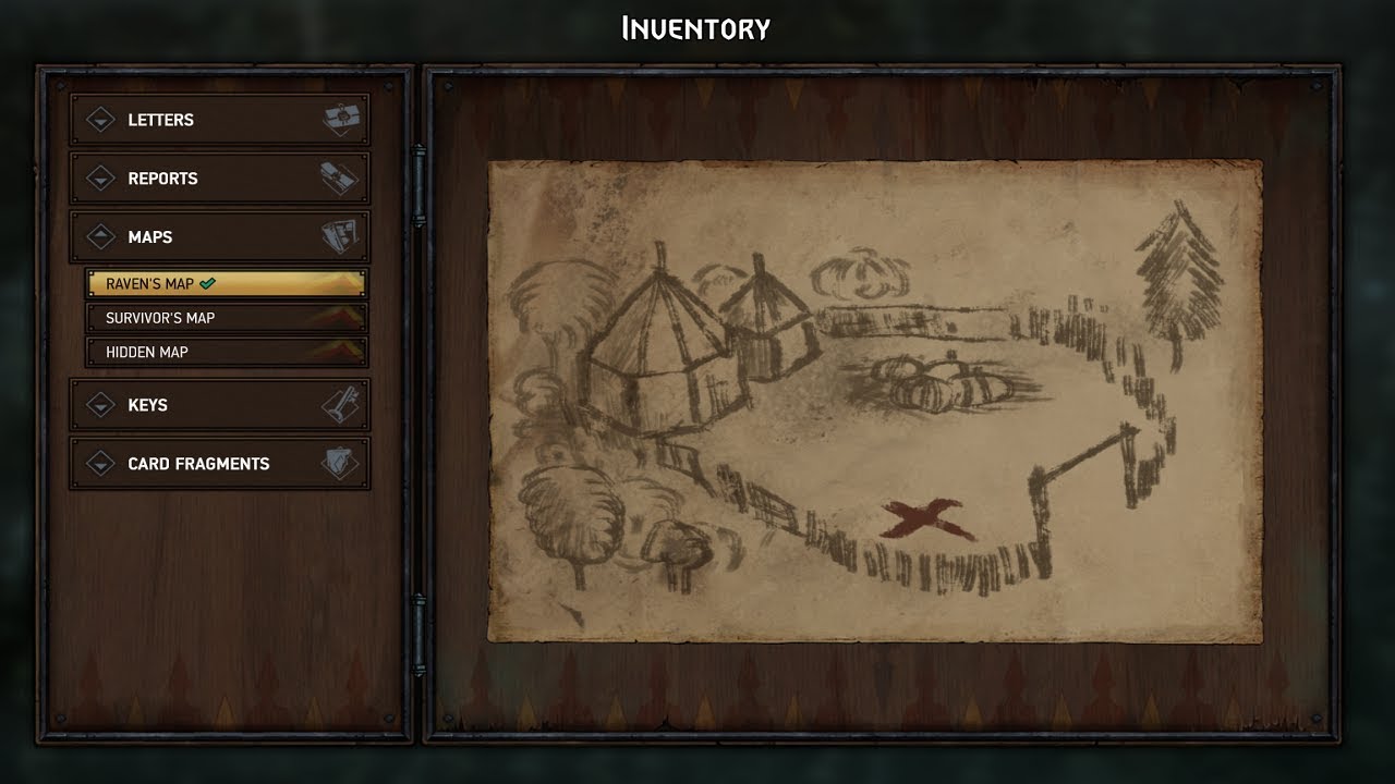 Raven's Map Treasure Chest Location (Thronebreaker) YouTube