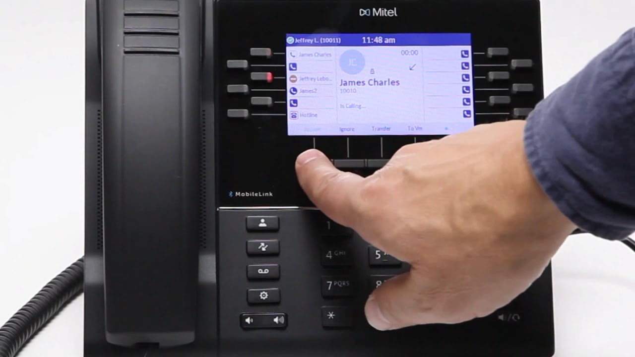 Mitel 6930 Phone Training in 5 Minutes - YouTube