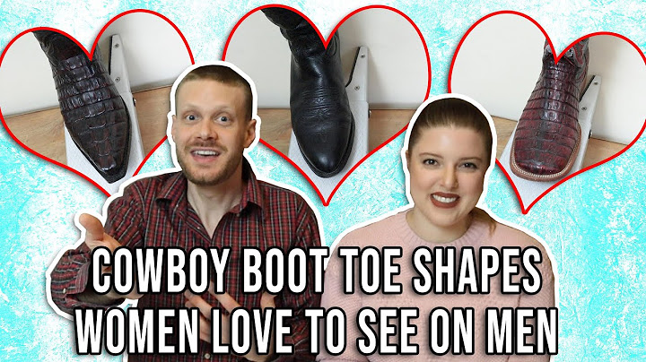 Which Cowboy Boot Toe Shapes Do Women Find Most Attractive?
