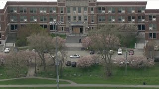 Student stabbed inside Boston school library