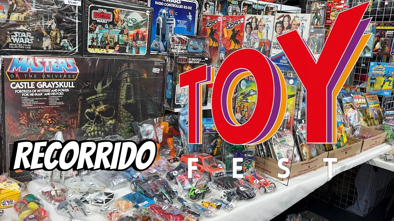 Recorrido ToyFest 1 en futurama Lindavista bazar de juguete retro vintage #toyshow 