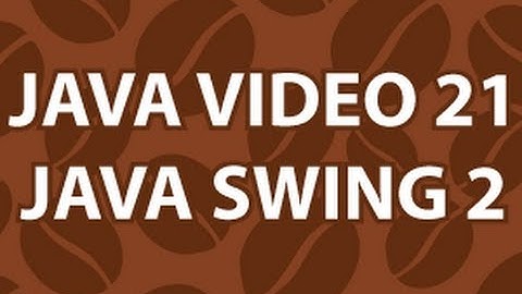 Java Video Tutorial 21