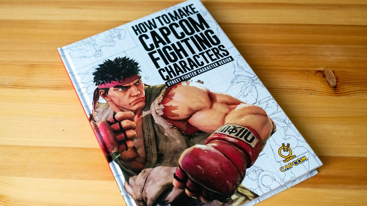 (book flip) How To Make Capcom Fighting Characters: Street Fighter ...