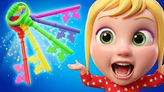 open door multi colored keys i nursery rhymes