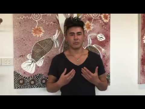 Andrew Martin lead in Fire Song speaking about #AusCanIndigenousWellness Roundtable