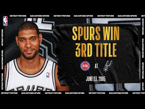 Spurs History: Tim Duncan names 2005 Championship as favorite of his five  rings