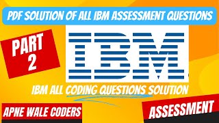 IBM Back-End Developer Assessment Question 2024 | IBM Back-End Developer SQL Questions | HackerRank