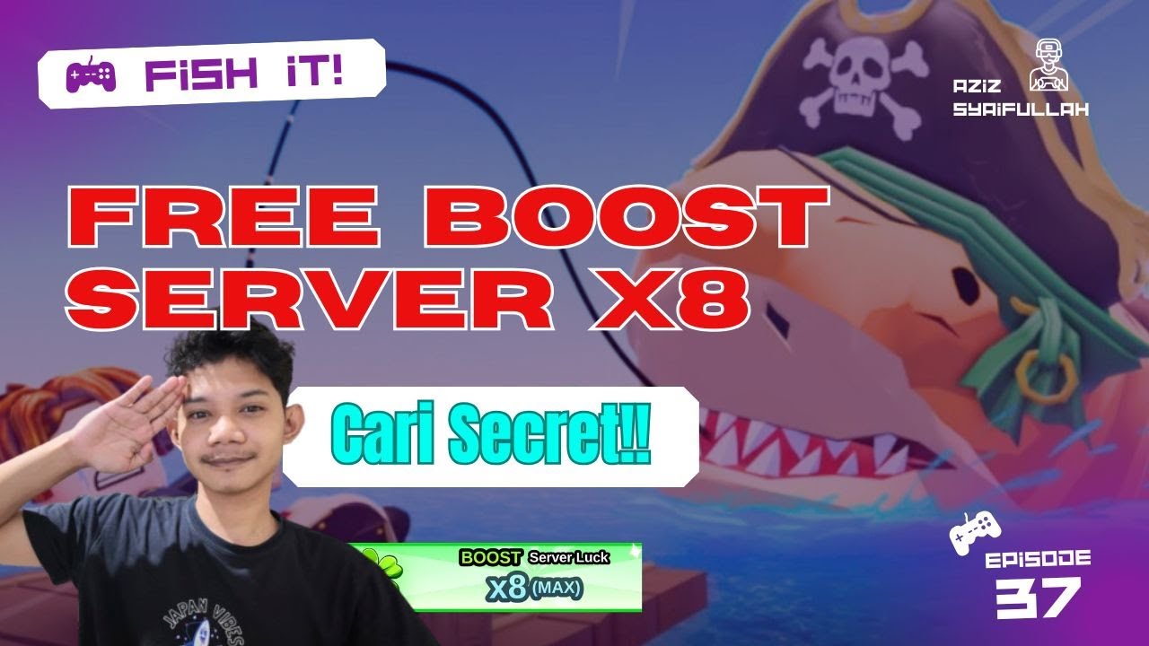LIVE!!🔴| GRATIS BOOST X8 FISH IT 