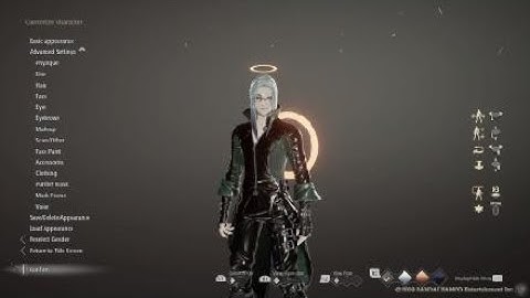 Code Vein Trial Male Character Creation - PS4 Part 03