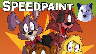 Freddy Fazbears Pizza Speedpaint Fnaf 2 Poster Tony Crynight