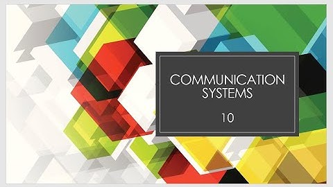 COMMUNICATION SYSTEMS 10  {DETECTION OF AMPLITUDE MODULATED WAVE} (ANIMATED)
