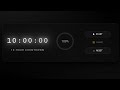 10 Hour Study Timer ⏰ | 10:00:00 Countdown | Focus Timer Live | study with me Live 10 hour