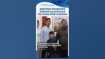 Gibran Akui Bahas Peluang PDIP Gabung Koalisi saat Bertemu Prabowo: Segala Kemungkinan Ada