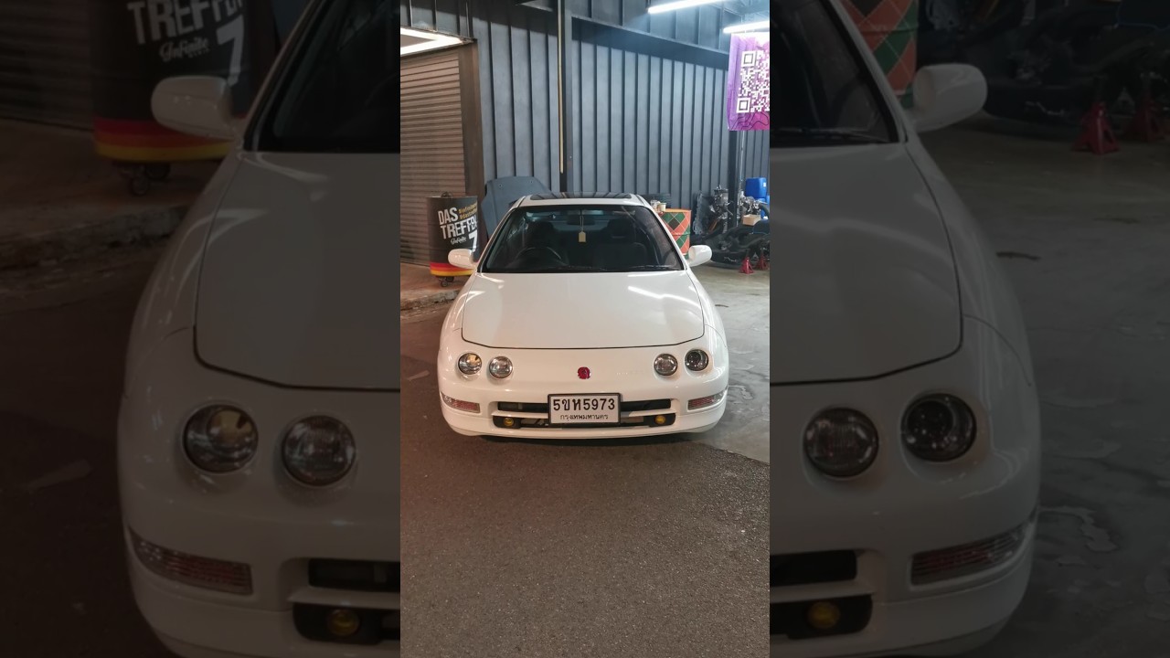 iconic White DC2 Honda Integra Type R at Infinite Motorsport in Bangkok