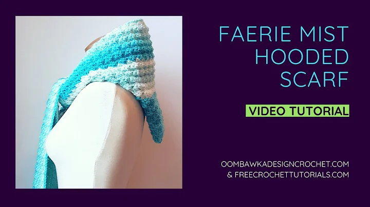 Create a Magical Faerie Mist Hooded Scarf with this Crochet Pattern