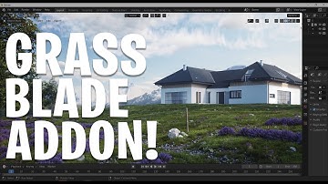 Blender - Grass Blade Addon Available Now!