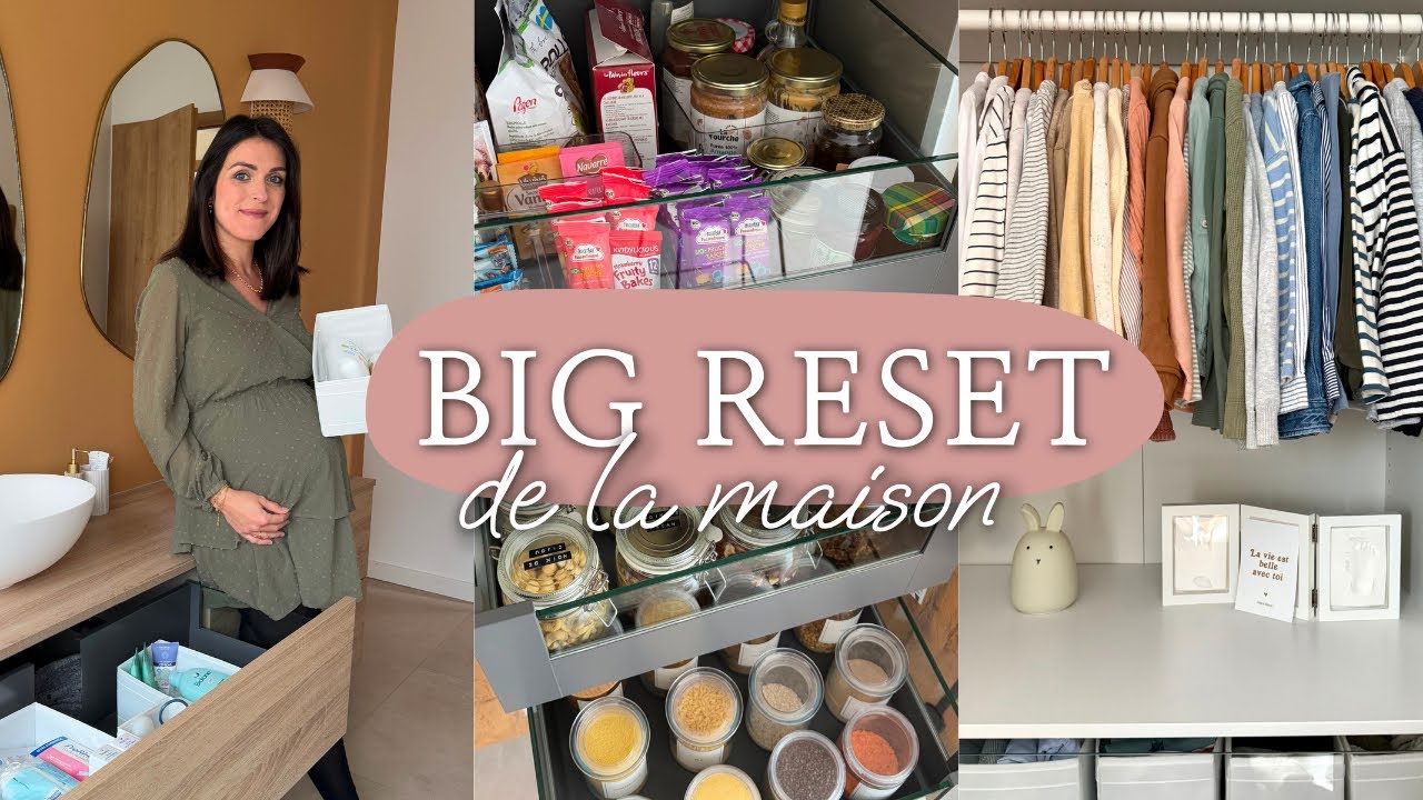 GRAND TRI & RANGEMENT de la maison avant l'arrivé de bébé !