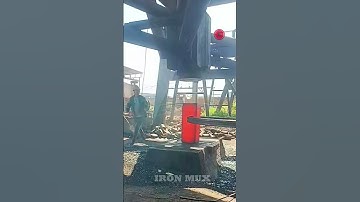 Creating Flanges Using Iron Billet #iron #flange