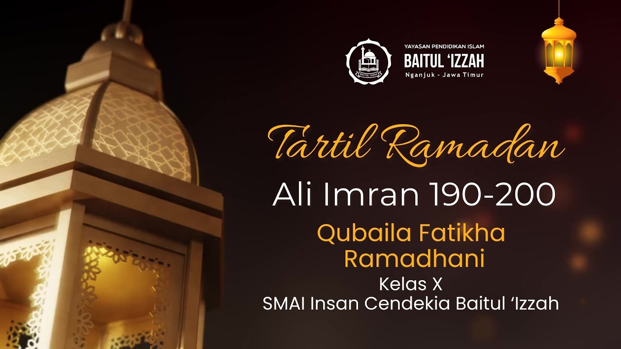 Ali Imran 190-200 - Qubaila Fatikha Ramadhani