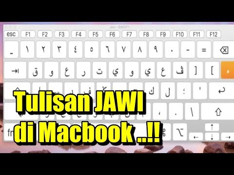 Tulisan JAWI dalam MACBOOK  !! (update 2018)