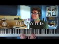 Bruce Hornsby - The Way It Is Piano &amp; Vocal Cover