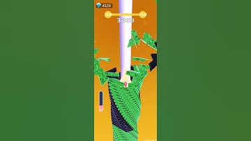 Stackball satisfied gameplay 3D #shorts #gaming #viral #games #tiktok #stackball