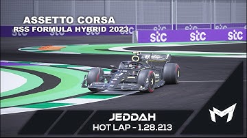 JEDDAH / SAUDI ARABIA Hotlap + Setup - 1:28:213  - RSS Formula Hybrid 2023 (v2)