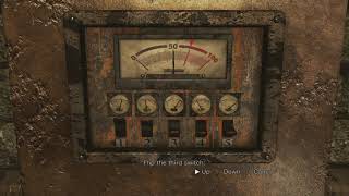 Resident Evil 0 Power Supply Control Panel Puzzle