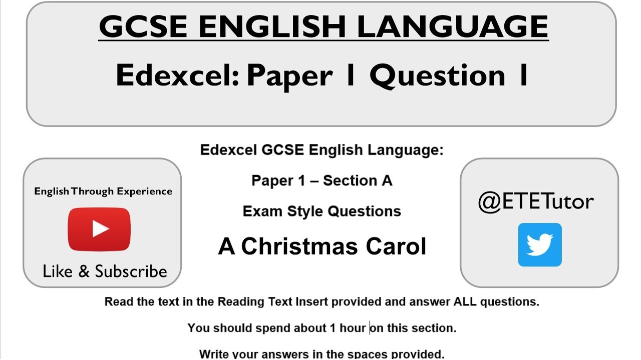 edexcel english coursework gcse