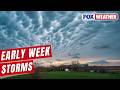 Severe Weather Threat Shifts North Early Next Week
