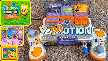 SpongeBob Squarepants A day in the Life of a Sponge on V.Smile by VTech a 2000s Edutainment Console