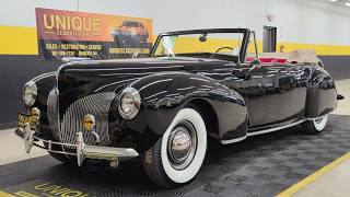 1940 Lincoln-Zephyr Continental Cabriolet | Unique Classic Cars