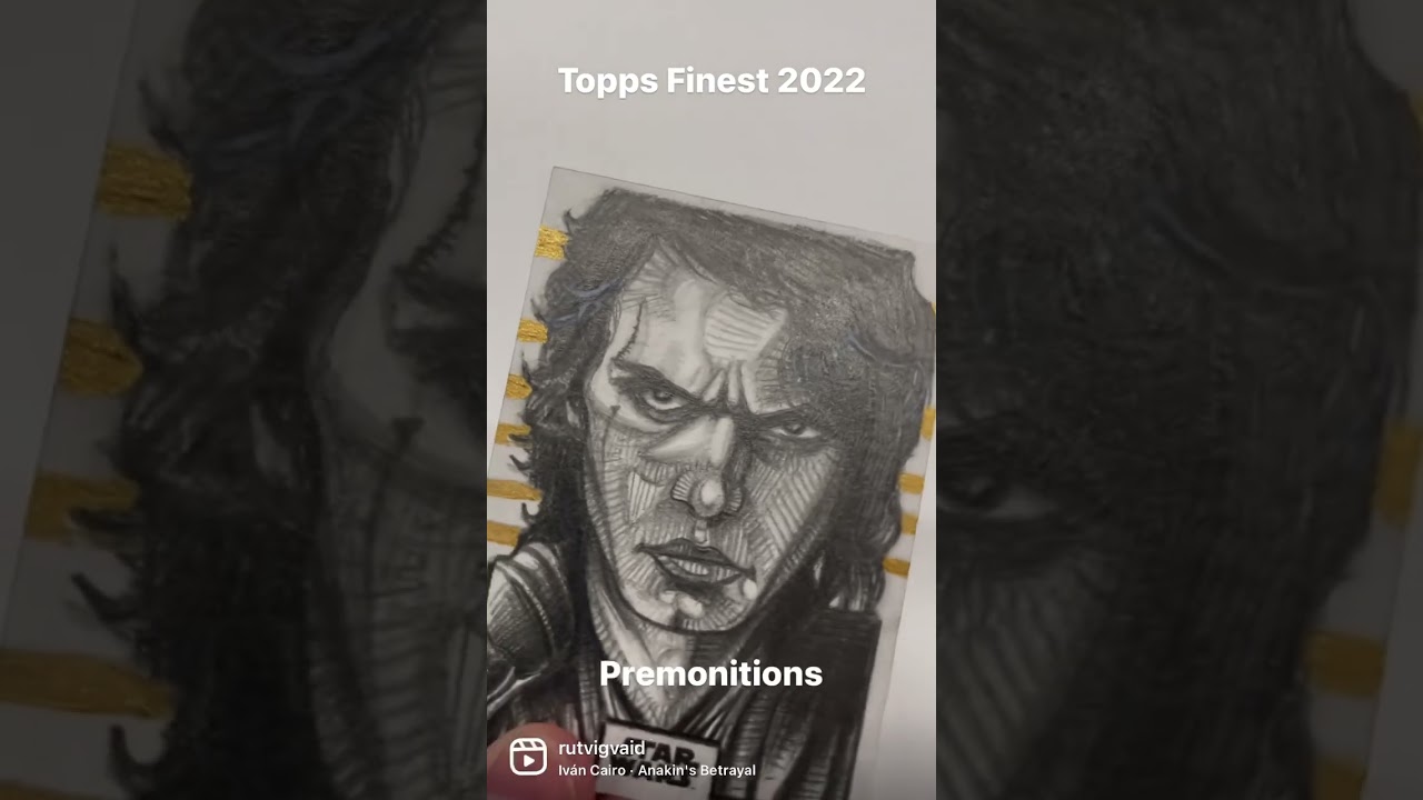 Topps Finest 2022 Anakin Skywalker: Preminitions