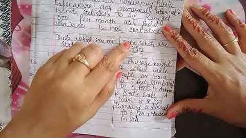 statistics in -A singular Noun and scope of statistics