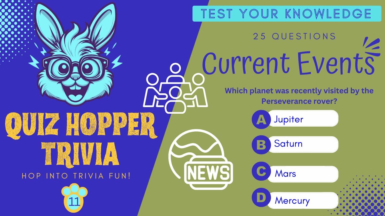 25 Trivia Questions to Test Your Knowledge of Current Events!