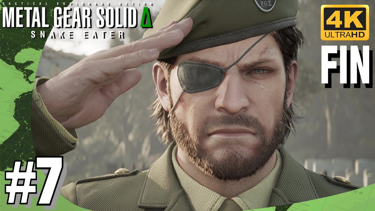 METAL GEAR SOLID DELTA SNAKE EATER FIN - THE BOSS Final Boss Fight #7 ...