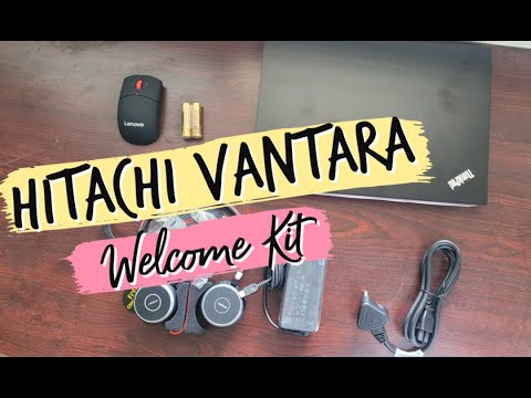 Hitachi Vantara Welcome Kit 2022? #hitachi #hitachivantara #welcomekit #newjoiner