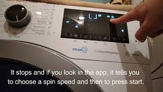 What does Beko when you select rinse hold?