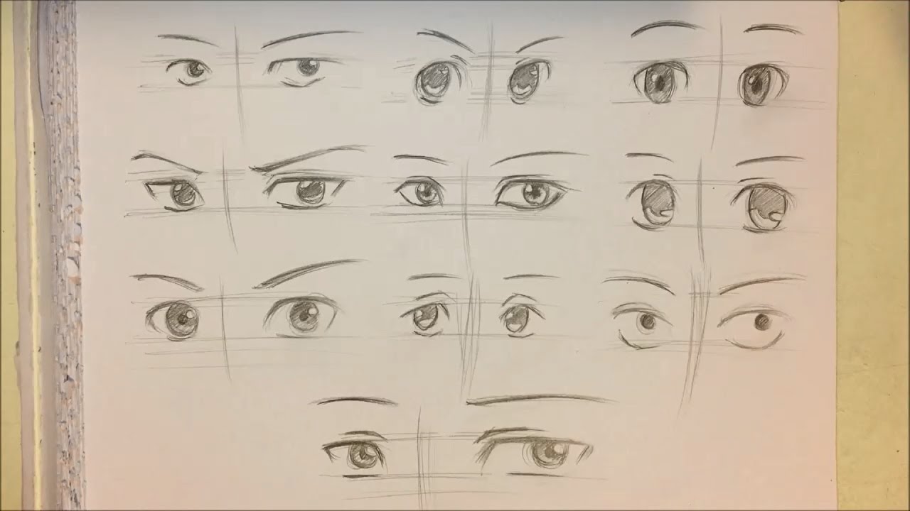 How to Draw Anime Male Eyes  Easy Drawing Tutorial For Kids