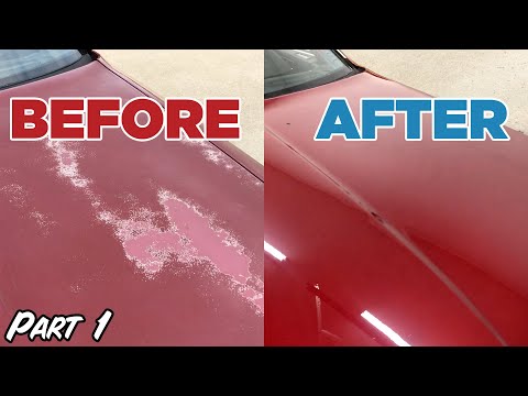 How do I remove this flaking clear coat and make my hood look better? :  r/Detailing
