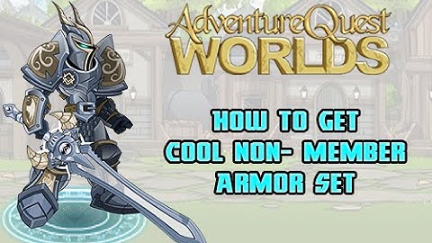 =AQW= How to get cool Non - Member Armor Set