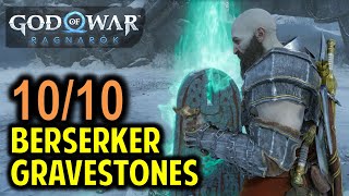 All 10 Berserker Gravestone Locations | Fit for a King Favor | God of War Ragnarok