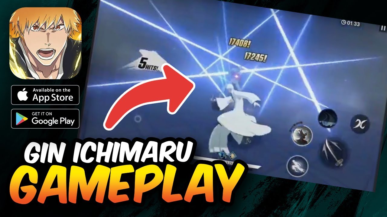GIN ICHIMARU GAMEPLAY - BLEACH Soul Resonance
