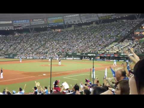 2019年8月14日　山川穂高　逆転2ラン　8回裏　西武ドーム